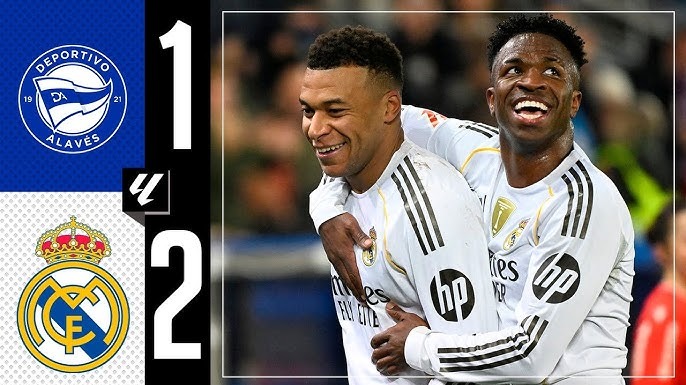 Bernabeu Bergemuruh: Duet Mbappe-Vini Jinakkan Alaves, Real Madrid Terus Tempel Barcelona