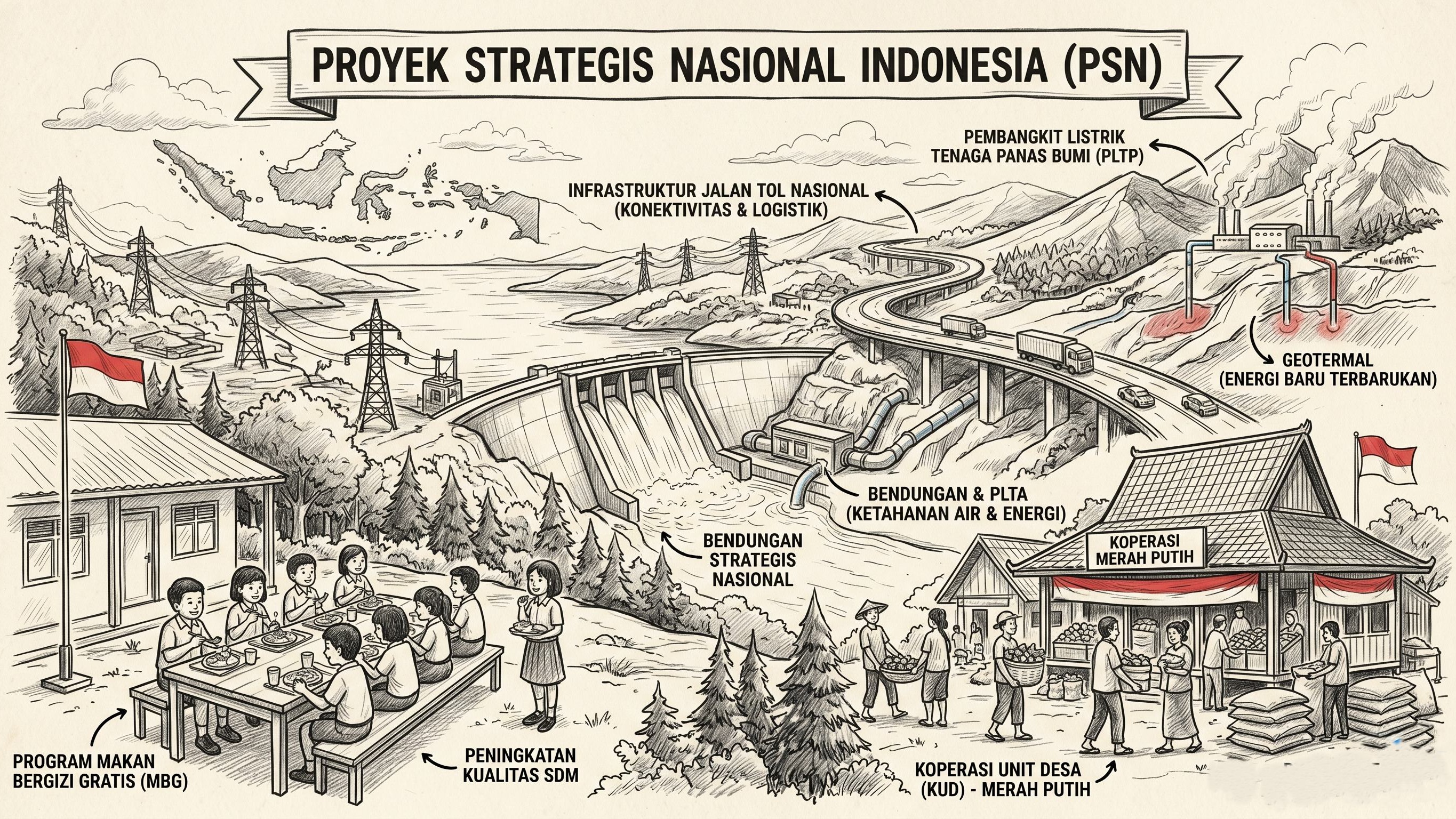 Menakar Dampak Jangka Panjang Proyek Strategis Nasional 