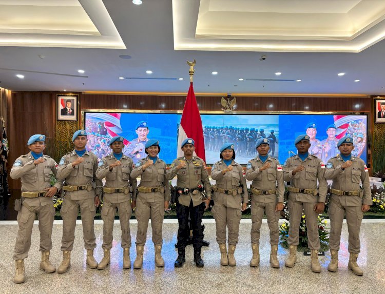 Lewati Seleksi Ketat dan Latihan 6 Bulan, 8 Personel Polda NTT Siap Bertugas di Afrika Tengah