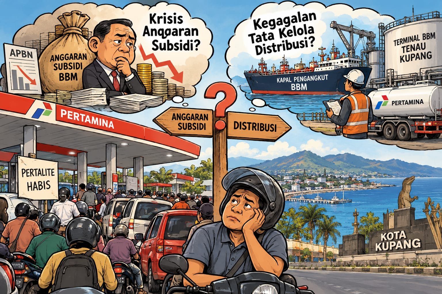Kelangkaan BBM di Kupang: Krisis Anggaran Subsidi atau Kegagalan Tata Kelola Distribusi?